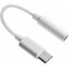 Fusion CM20 3.5 mm uz USB-C Audio Adapteris Telefoniem Balts