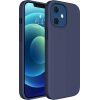 Fusion Elegance Fibre Izturīgs Silikona Aizsargapvalks Apple iPhone 12 Pro Max Zils