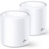 TP-Link Deco X60(2-pack) Whole Home Mesh Wi-Fi System 2x10/100/1000 ports,2.4GHz/5GHz,802.11ax,574+2402Mbps,4xInternal Antennas per Deco uni