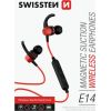 Swissten Active Wireless Bluetooth 4.2 Earphones / A2DP / AVRCP / HSP / HFP / Спортивные Наушники Красные