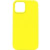 Evelatus Apple iPhone 12/12 Pro Soft Case with bottom Lemon Yellow