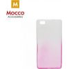 Mocco Gradient Back Case Silikona Apvalks Ar Krāsu Gradientu Priekš Samsung J330 Galaxy J3 (2017) Caurspīdīgs - Rozā