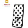 Mocco Ring Dots Silikona Apvalks Priekš Samsung G920 Galaxy S6 Melns - Balts