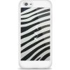 White Diamonds Safari Zebra Aizmugurējais Silikona Apvalks ar Swarovski Kristāliem Priekš Apple iPhone 6 / 6S Melns - Balts