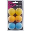 Table tennis balls Dunlop NITRO GLOW 6pcs.