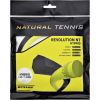 Tennis string Dunlop NT HYBRID YELLOW 1.35/1.30mm set, 12m, black/ yellow