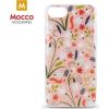 Mocco Spring Case Силиконовый чехол для Apple iPhone X / XS Розовый ( Белые Подснежники )