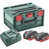 Basic set: 2 x 10,0 Ah LiHD + ASC 145 laadija + MetaBOX215, Metabo