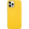 Fusion eco leather aizsargapvalks Apple iPhone 12 / 12 Pro dzeltens