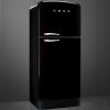 SMEG FAB50RBL5 50's Style 187cm A++ Melns Ledusskapis Black