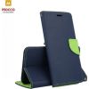 Mocco Fancy Case Чехол Книжка для телефона Apple Iphone 12 / 12 Pro Синий - Зелёный