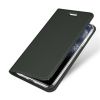 Dux Ducis Premium Magnet Case Grāmatveida Maks Telefonam Huawei P40 Lite E Melns