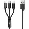 ILike  Charging Cable 3 in 1 CCI02 Black