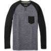 Smartwool Termo krekls M'S Merino 250 Pocket Crew XL Medium Gray/Tick Stitch
