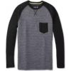 Smartwool Termo krekls M'S Merino 250 Pocket Crew XL Medium Gray/Tick Stitch