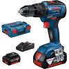 Bosch GSB 18V-55 Professional (2x4.0Ah, GAL 18V-40, L-Boxx) Akumulatora triecienurbjmašīna-skrūvgriezis