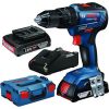 Bosch GSB 18V-55 Professional (2x2.0Ah, GAL 18V-40, L-Boxx) Akumulatora triecienurbjmašīna-skrūvgriezis