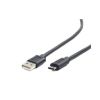 Gembird USB 2.0 cable to type-C (AM/CM), 1m, black