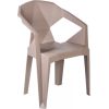 Krēsls MUZE 56x50,6xH80cm, materiāls: plastmasas, krāsa: taupe