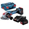 Bosch GWX 18V-15 C Professional (2 x ProCORE18V 8.0Ah, GAL 18V-160 C, L-Boxx) Akumulatora slīpmašīna