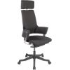 Рабочий стул DELPHI 60x47xH116-128,5см, сиденье и спинка: ткань, цвет: чёрный