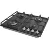 Gorenje Hob GW641EXB Gas, Number of burners/cooking zones 4, Mechanical, Black