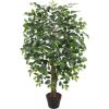 Искусственное дерево FICUS H120см, чёрный горшок