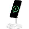 Belkin Pro MagSafe 2in1 Wireless Charging Stand + AC Power Adapter  BOOST CHARGE White