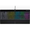 Corsair K55 RGB PRO Gaming Keyboard, RGB LED light, NA, Wired, Black