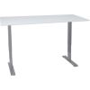 Desk ERGO 2 160x80cm white grey