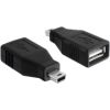 DELOCK Adapter USB 2.0-A fe >USB-mini ma