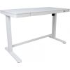 Desk ERGO adjustable with 1-motor, white