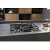 Ariston Hotpoint Hob HAGS 61F/WH Gas on glass, Number of burners/cooking zones 4, Mechanical, White