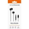 Vivanco наушники + микрофон Stereo Earbuds USB-C, черные (61752)