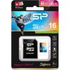 Silicon Power atmiņas karte microSDHC 16GB Superior UHS-I U1 + adapteris