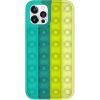 Mocco Bubble Case Антистрессовый Cиликоновый чехол для Apple iPhone 12 / 12 Pro Зеленый