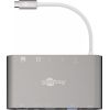 Goobay USB-C All-in-1 Multiport Adapter 62113 USB Type-C, 0.13 m, Silver