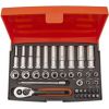 Bahco 1/4 Inch Multi-socket set 4-13mm + bits PH,PZ,HEX,TORX assortment