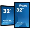 Iiyama 32" PCAP, Open frame, 12-Points Touch, 1920x1080, 24/7 operation, 420cd/m², 3000:1, Through Glass (Gloves) supported, Portrait or Face-up mode / TF3239MSC-B1AG