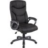Darba krēsls CONNOR 73,5x65,5xH115-124cm, sēdvieta un atzveltne: ādas aizvietotājs, krāsa: melns