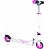 Muuwmi Aluminium Scooter skrejritenis 125 mm, balts/rozā - AU 347