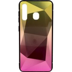 Fusion Stone Ombre Back Case Silikona Aizsargapvalks Priekš Apple iPhone 11 Pro Dzeltens - Rozā