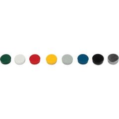 Bi-silque Tāfeles magnēti BI-OFFICE 30 mm, 10 gab.,  dažādas krāsas