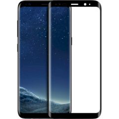 Fusion 5D glass aizsargstikls pilnam ekrānam Samsung G955 Galaxy S8+ Plus melns