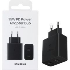 Зарядное устройство Samsung EP-TA220NBEGEU USB-C / 3A / 35W / черный