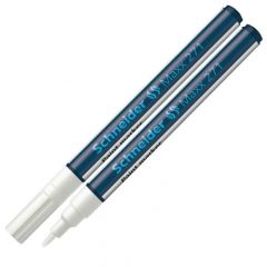 Noturīgais marķieris SCHNEIDER PAINT MARKER Maxx 271, 1-2mm, konisks, balts Marķieri