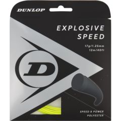 Stings for tennis DUNLOP EXPLOSIVE SPEED 1,25mm 17G 12M Yellow