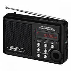 Sencor SRD 215 B kabatas radio, FM, melns