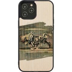 MAN&WOOD case for iPhone 12/12 Pro white bull