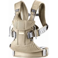 Babybjorn BABYBJÖRN ķengursoma One Air Greige, Mesh 098002